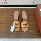 Color-Block Flat Sandals – Premium Edition