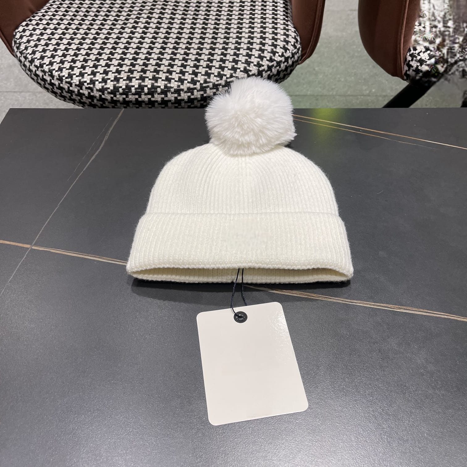 Premium Knit Beanie with Pom Detail