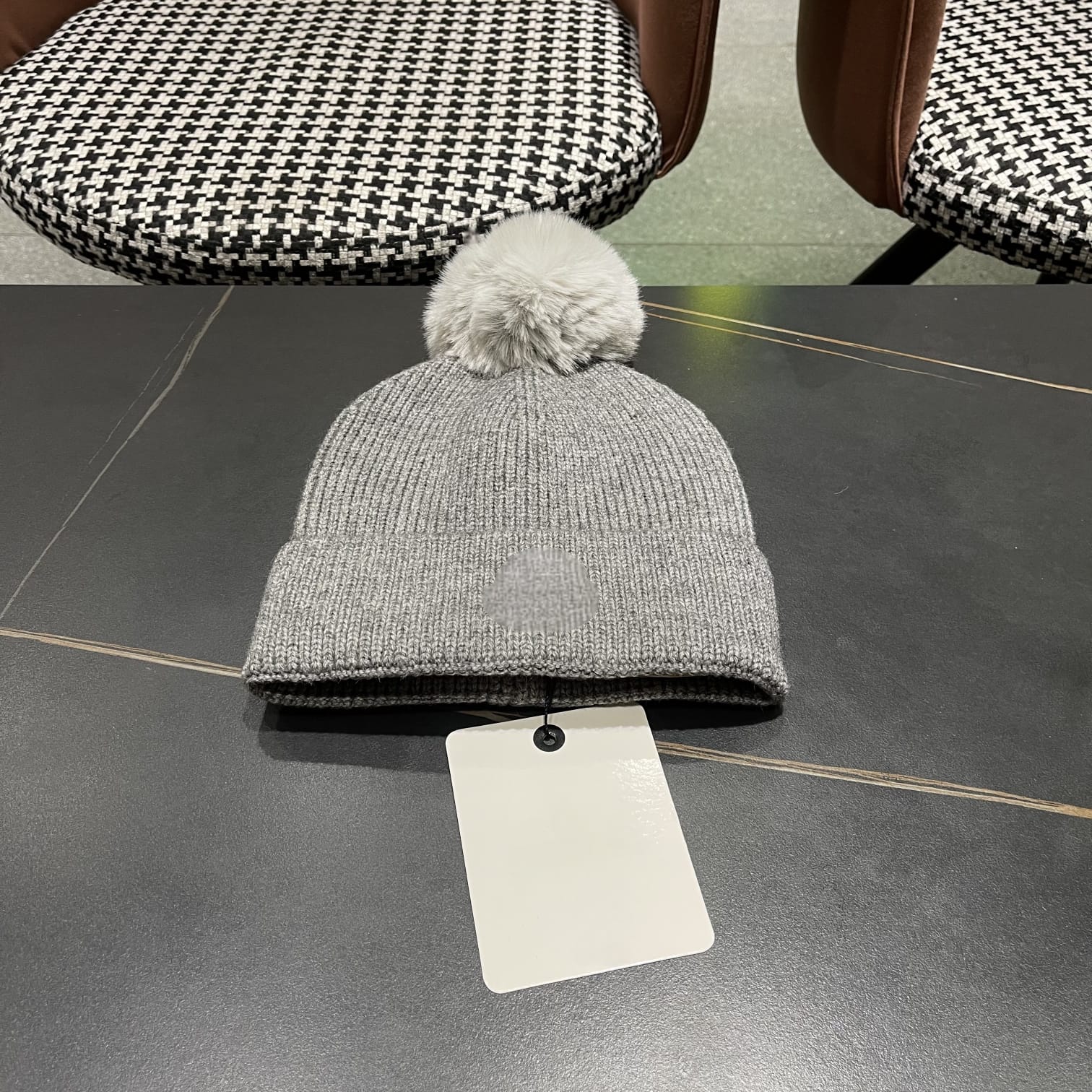 Premium Knit Beanie with Pom Detail