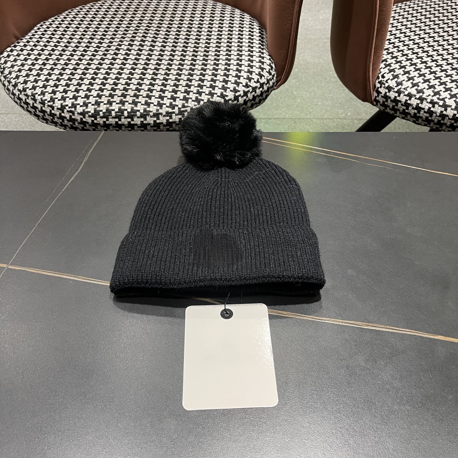 Premium Knit Beanie with Pom Detail