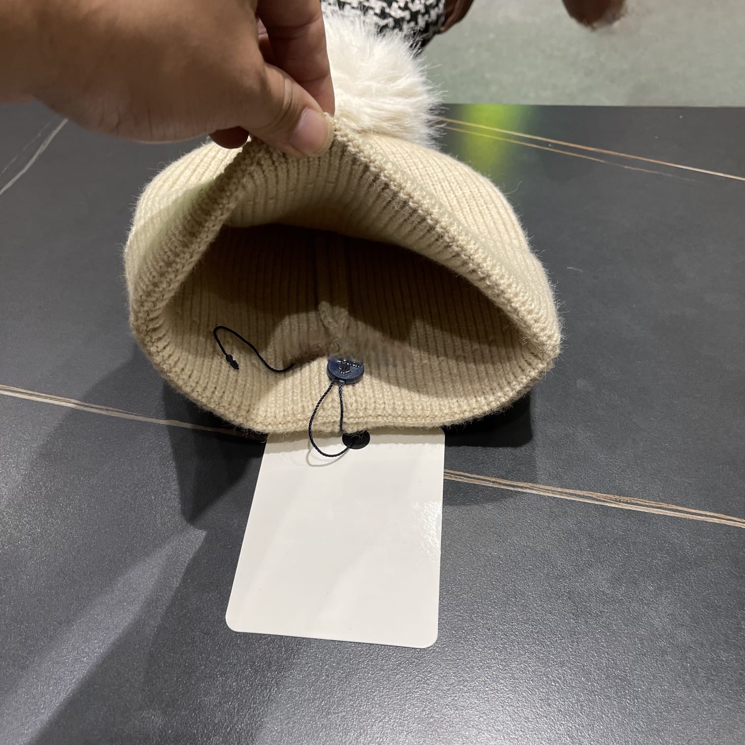 Premium Knit Beanie with Pom Detail