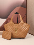 Quilted Lambskin Tote Bag