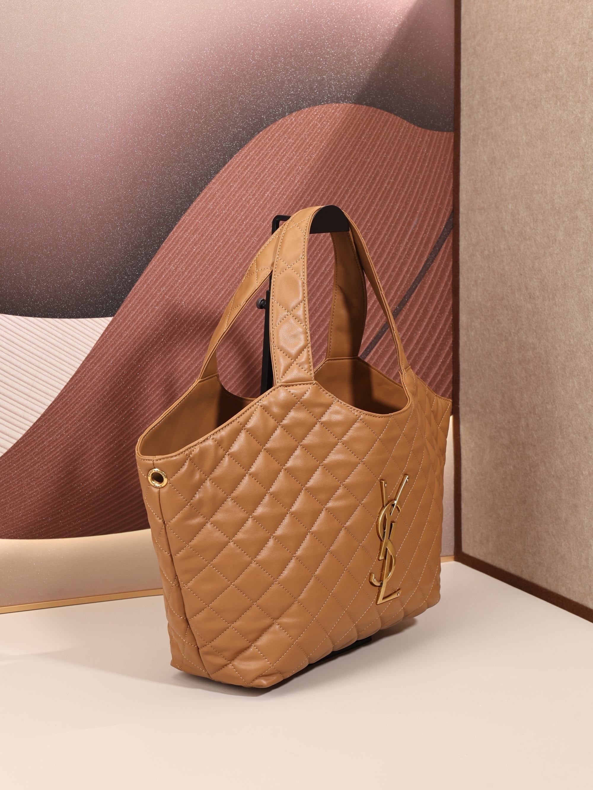 Quilted Lambskin Tote Bag