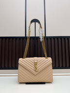 Medium Caviar Leather Chain Bag