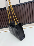 Medium Caviar Leather Chain Bag